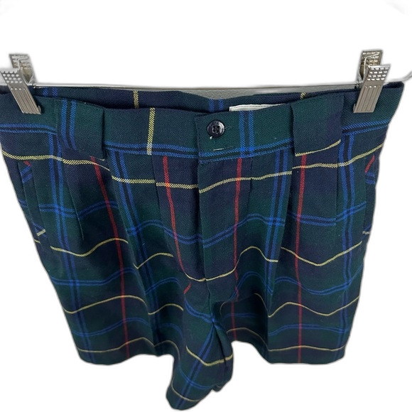 Greg Adams Vintage Plaid Tartan High Waisted Shorts NWT Size 8 - Picture 15 of 15